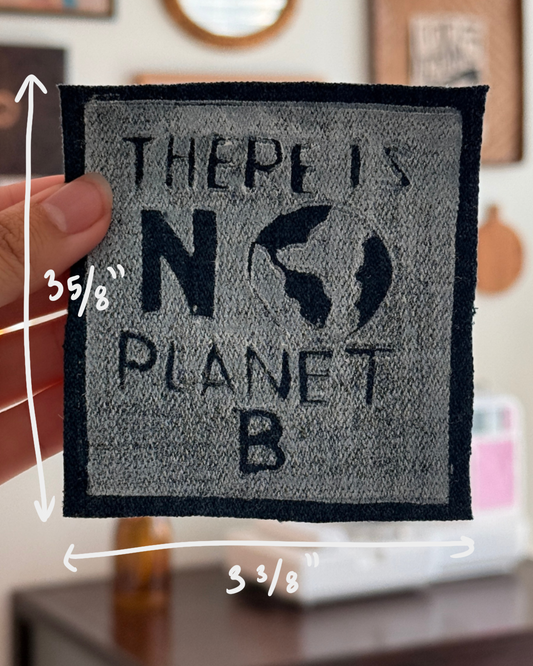 There is No Planet B Patch — Dark Denim