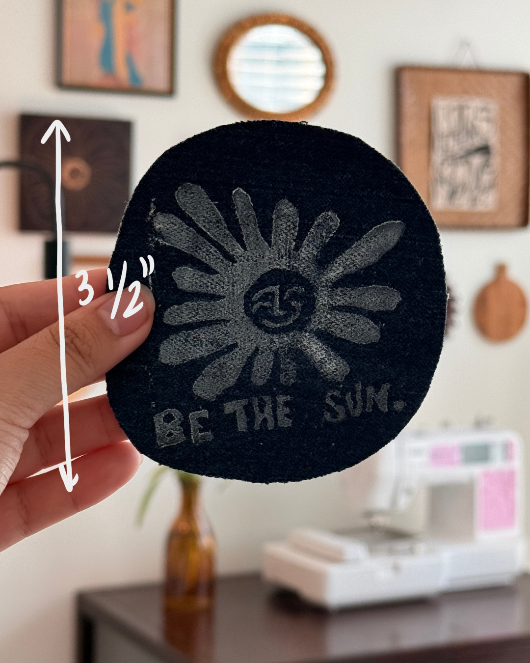 Be the Sun Patch — Dark Denim