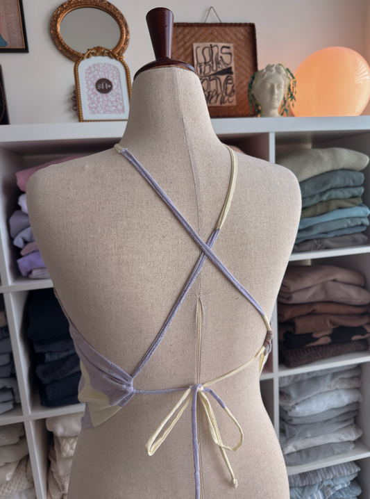 Patchwork Open Back Top