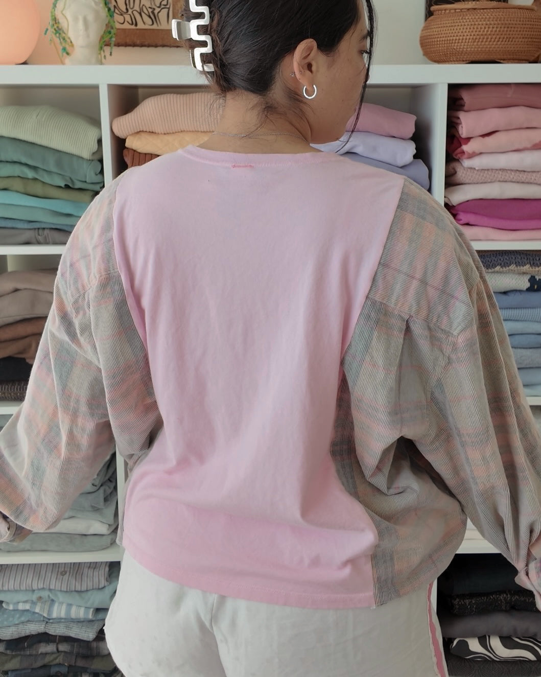 Floral Bees Flannel Tee