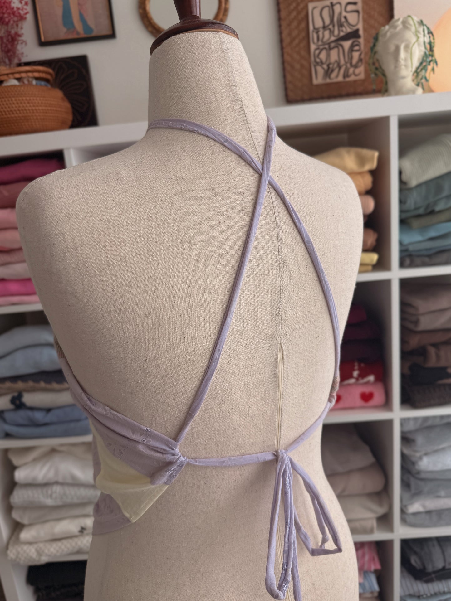 Patchwork Open Back Top
