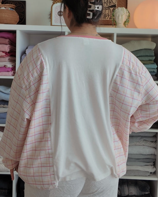 Pink Vacation Flannel Tee