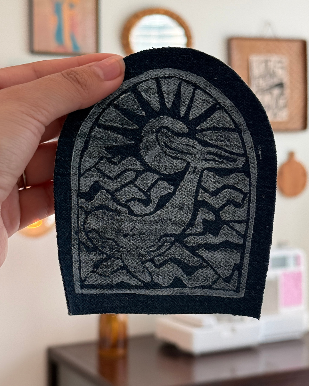 Whale Landscape Patch