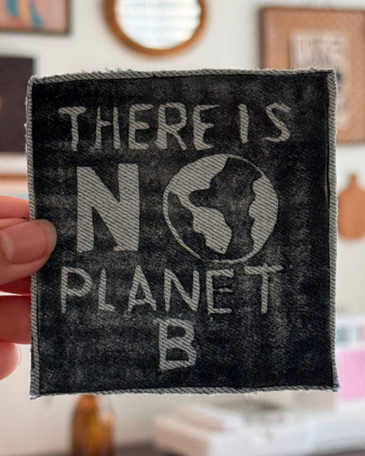 There is No Planet B Patch — Light Denim