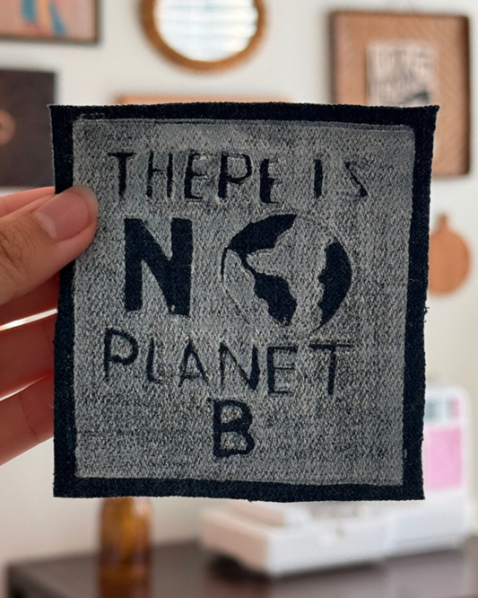 There is No Planet B Patch — Dark Denim