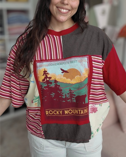 Colorado Patchwork Tee (S-2XL)