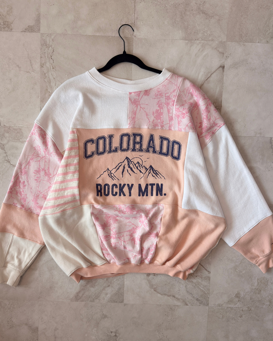Rocky Mountain Patchwork Crewneck (S-2XL)