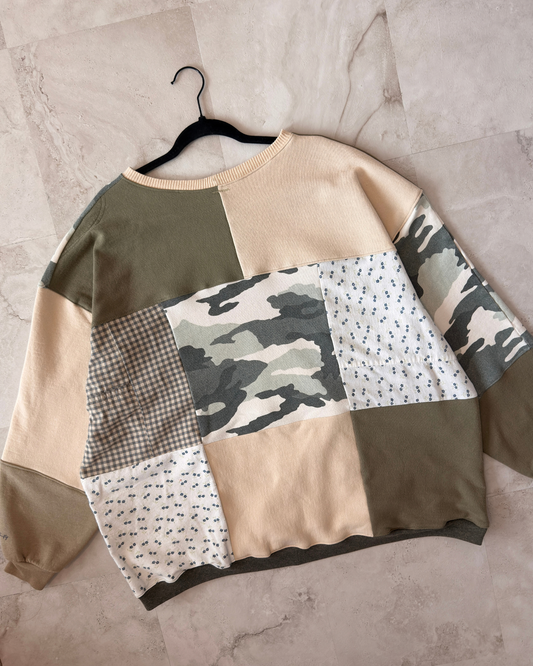'Protect Our National Parks' Patchwork Crewneck (S-2XL)