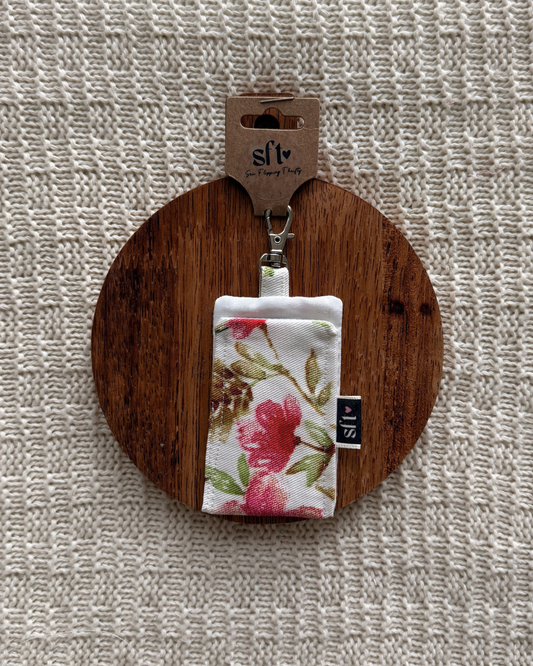 Bright Floral — Chapstick Keychain