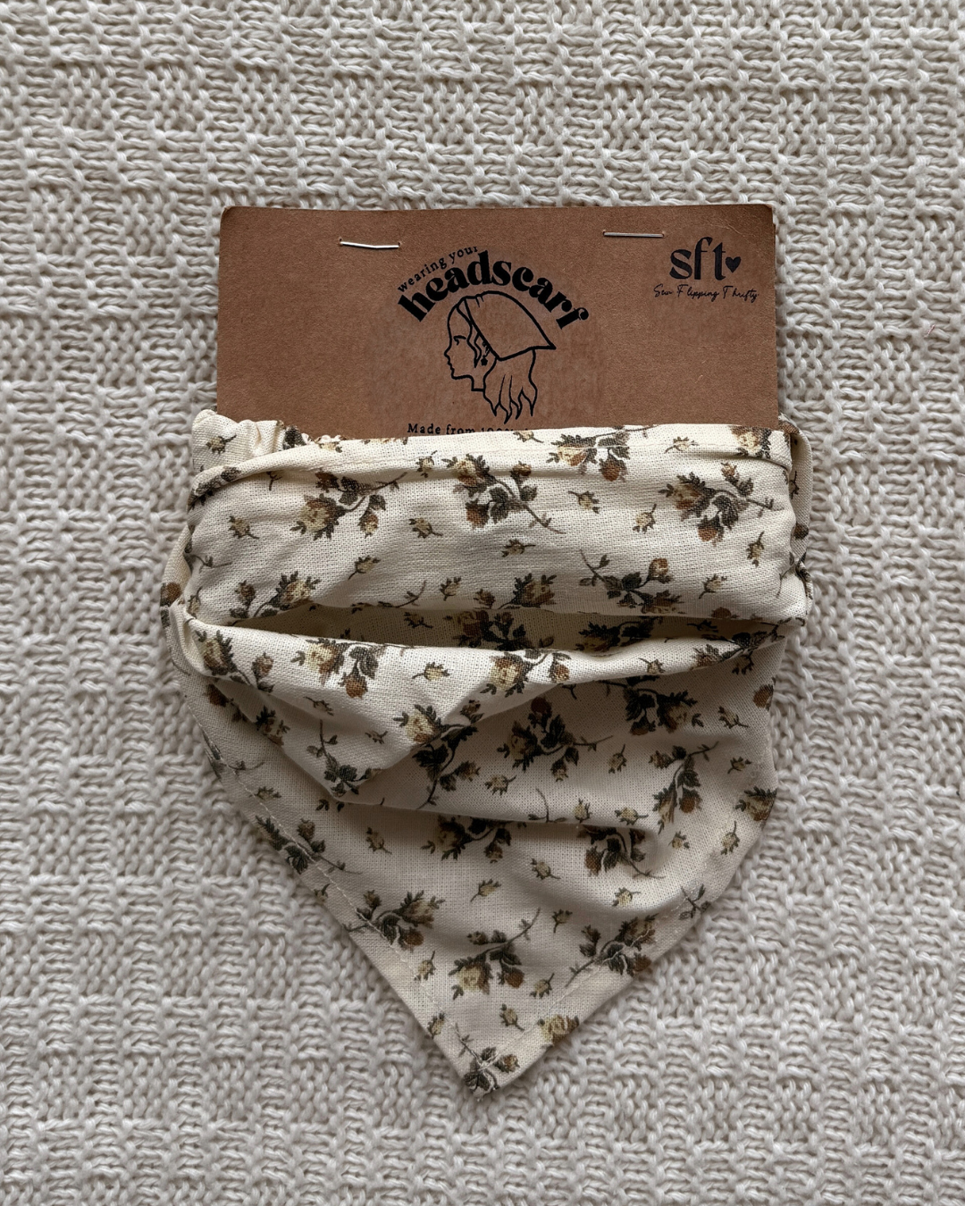 Headscarves — Yellow Floral