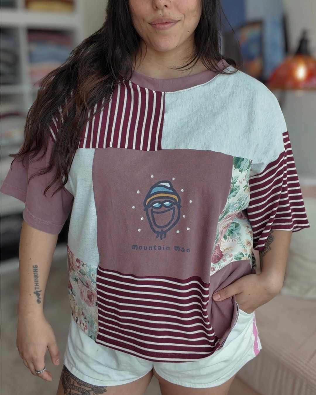 Mountain Man Patchwork Tee (S-2XL)