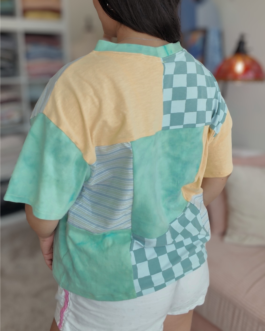 Radiate Positivity Patchwork Tee (S-2XL)