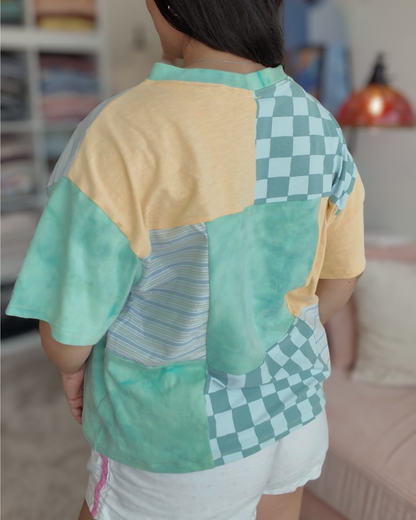 Radiate Positivity Patchwork Tee (S-2XL)