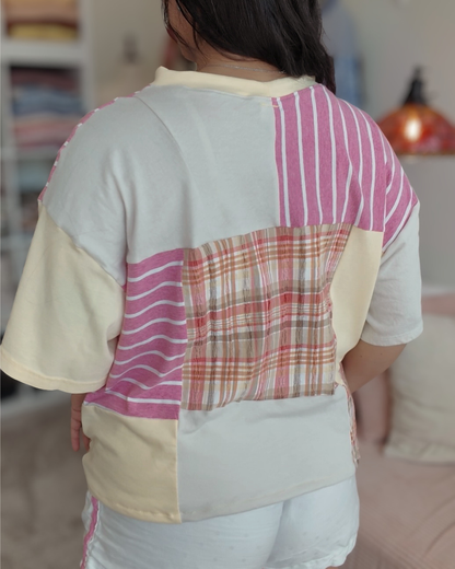 Butterflies Patchwork Tee (S-2XL)