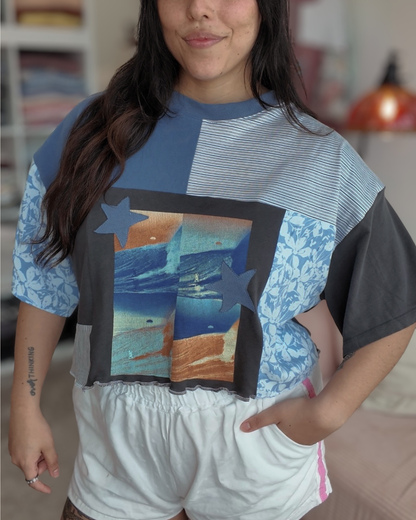Surf Patchwork Tee (S-2XL)