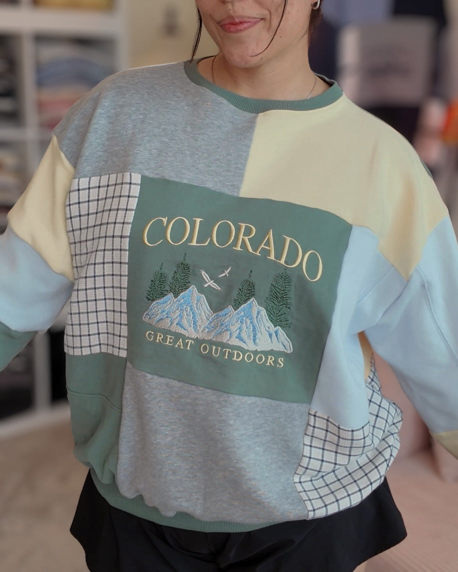 Colorado Patchwork Crewneck (S-2XL)