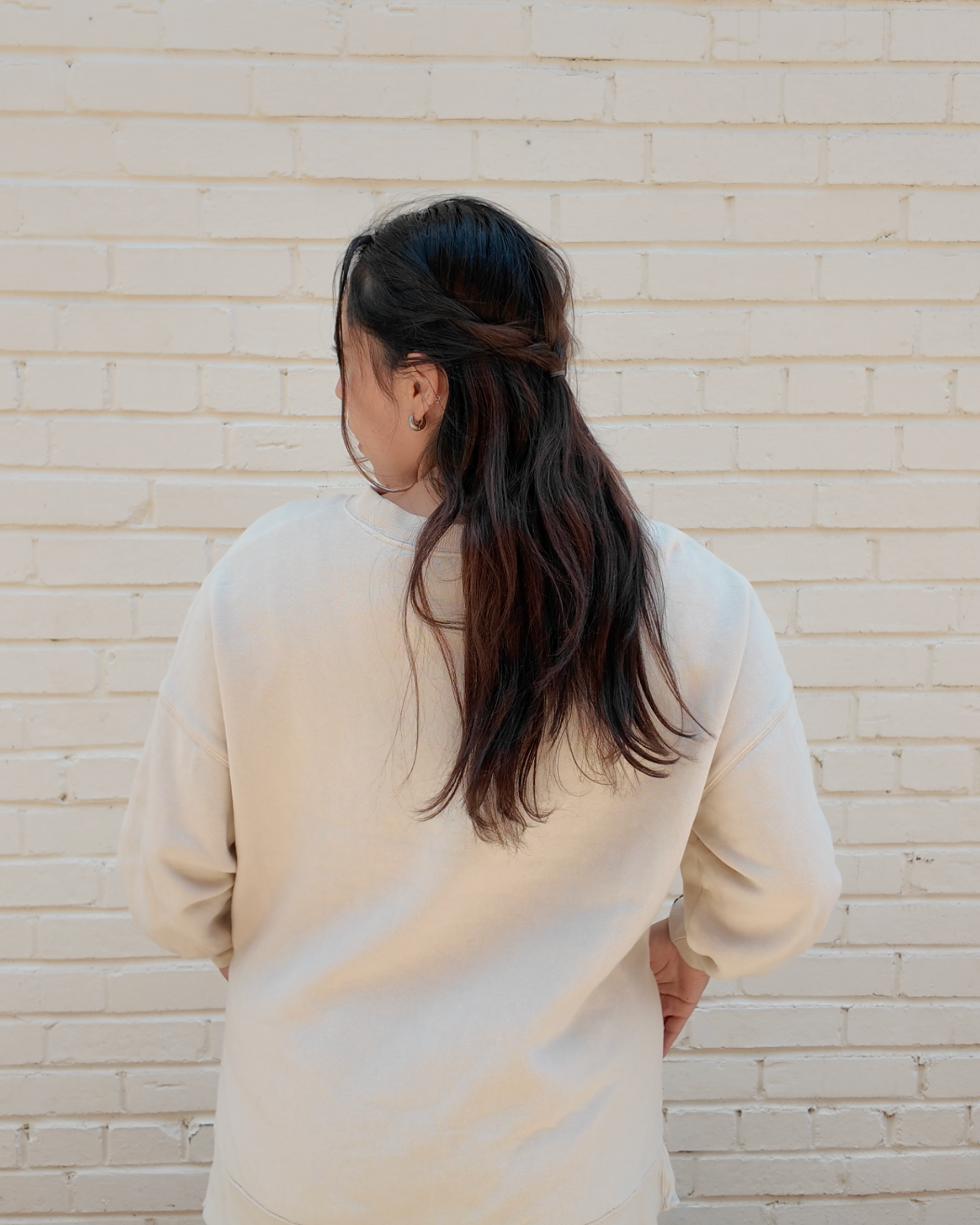 ATL Crewneck - Handmade from upcycled fabrics with ATL design