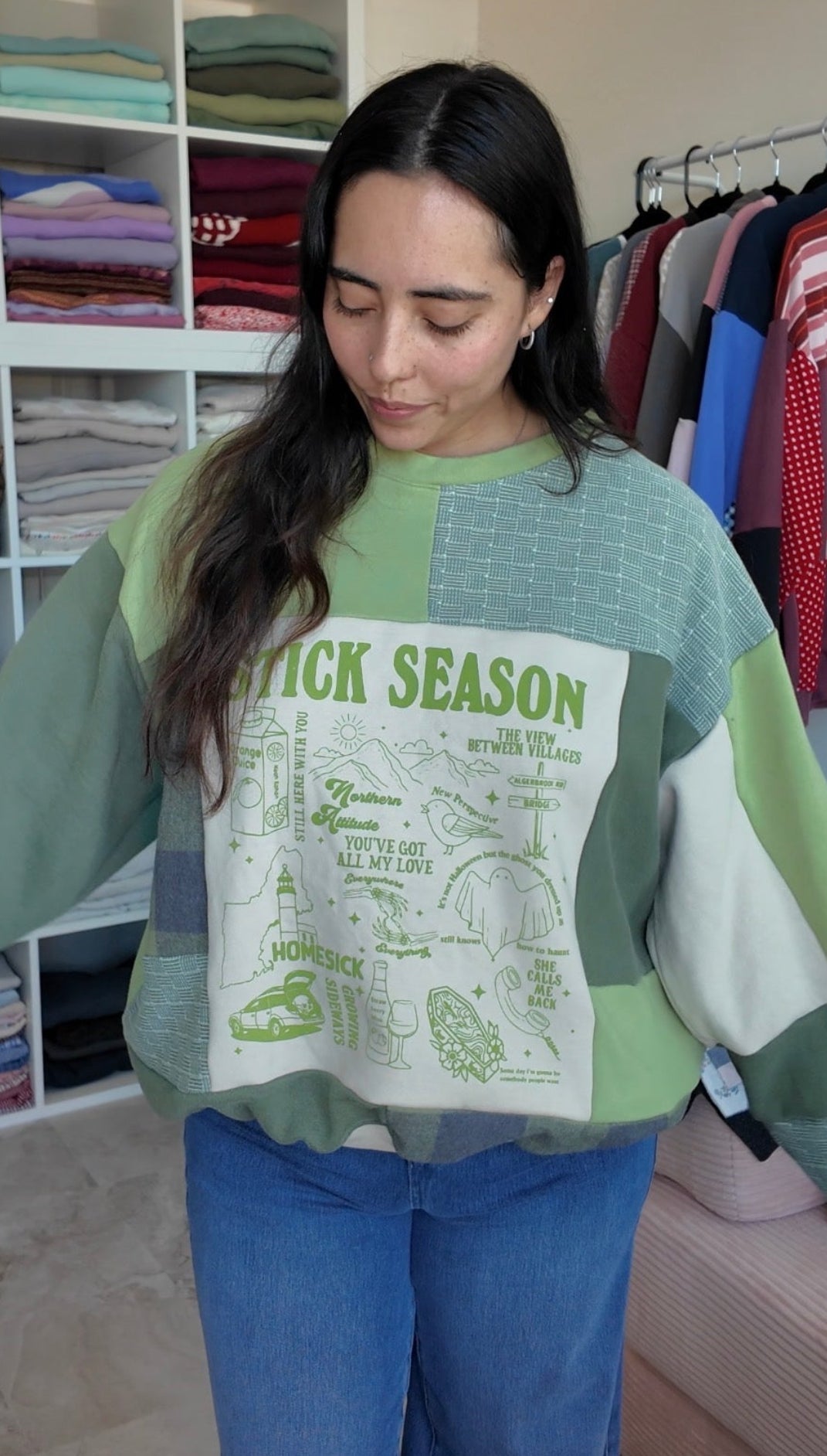 Noah Kahan Patchwork Crewneck (S-2XL)