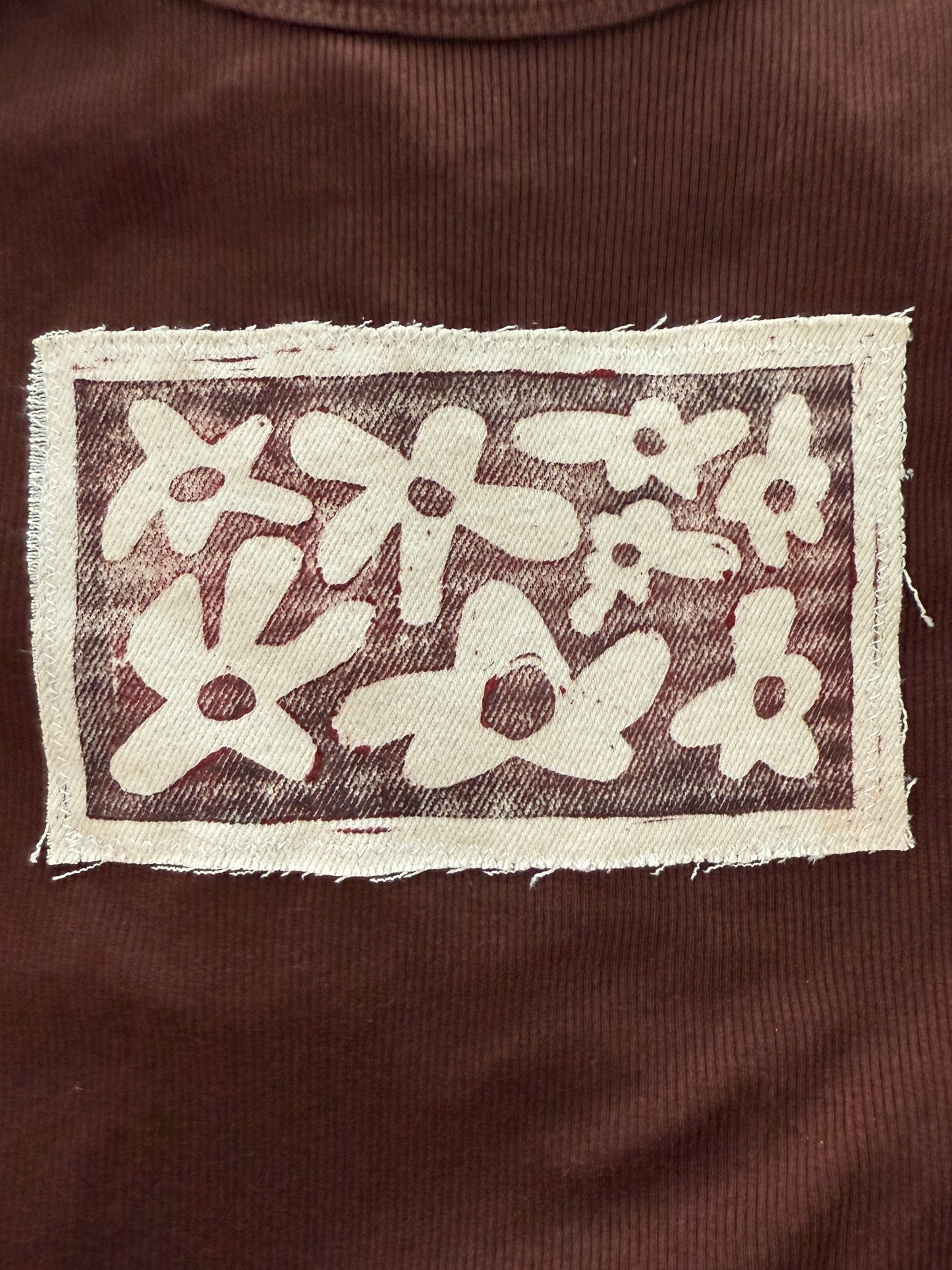 Brown Tank (L) | Floral