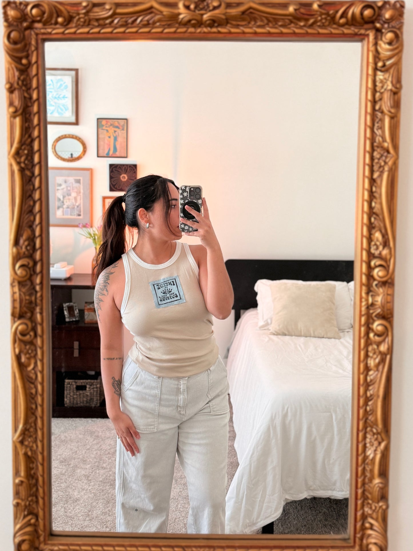 Cream Tank (L) | Inside is the New Outside