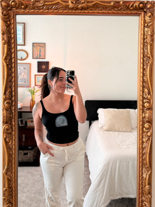 Black Tank (M) | Whale Landscape