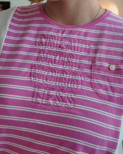 CMWL Pink Stripped Tee