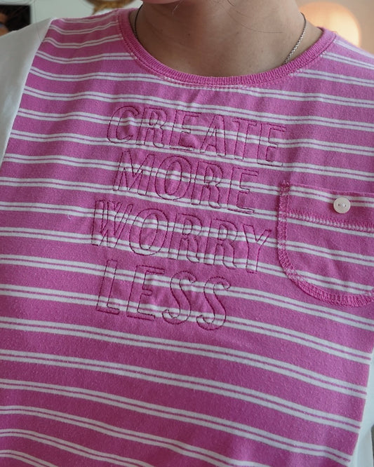 CMWL Pink Stripped Tee