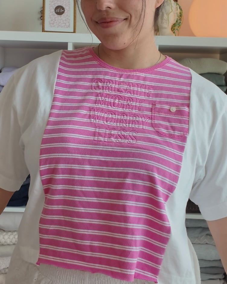 CMWL Pink Stripped Tee