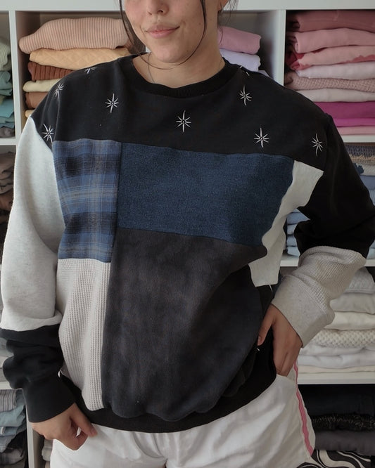 Dark & Blue Patchwork