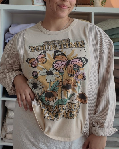 Butterfly Flannel Tee