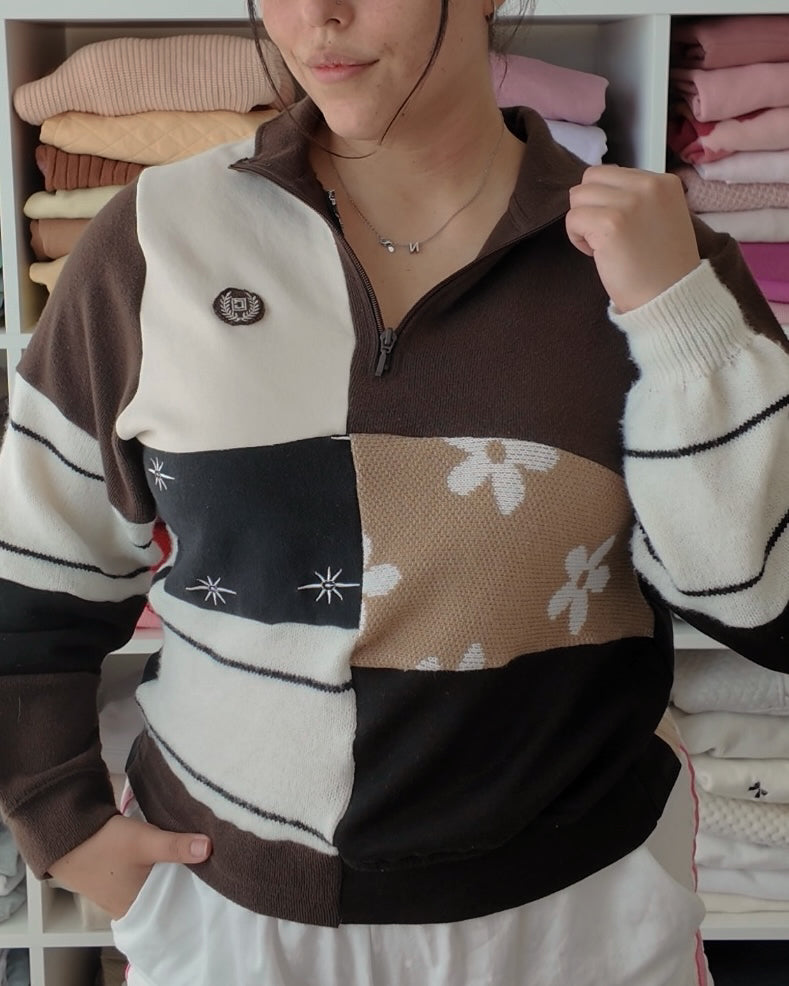 Dark Neutrals Patchwork