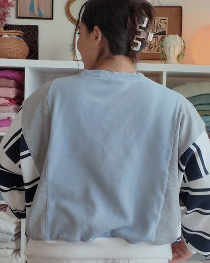Fish Blue Crewneck