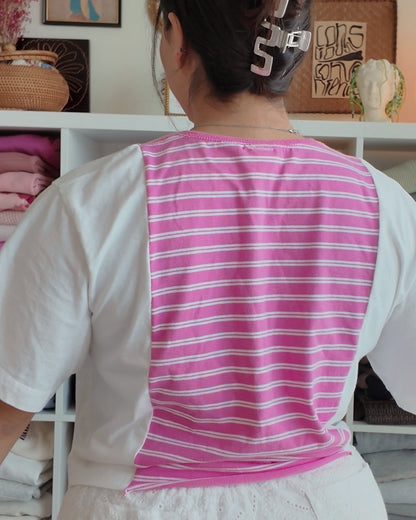 CMWL Pink Stripped Tee