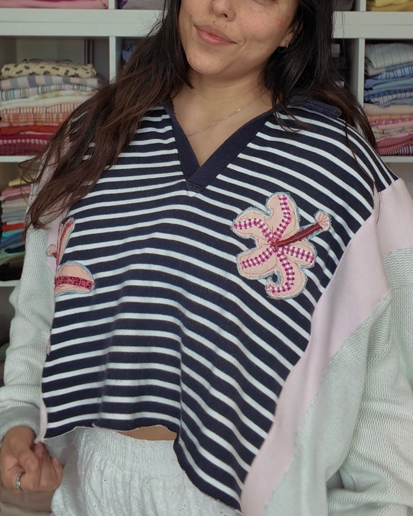 Lily Patch Polo Sweater