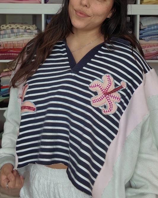 Lily Patch Polo Sweater