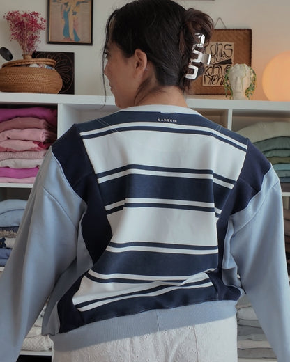 Fish Strippped Crewneck