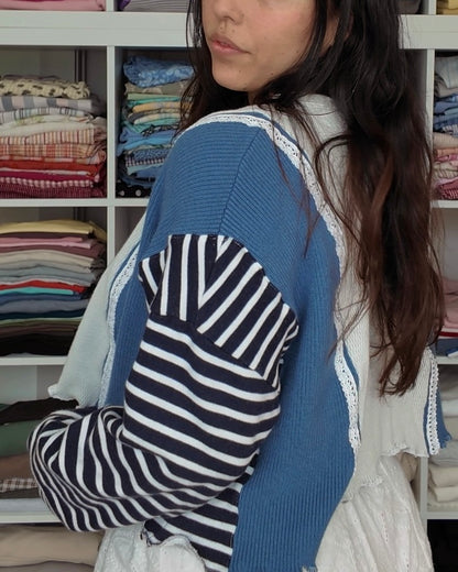 Shell Patch Crewneck