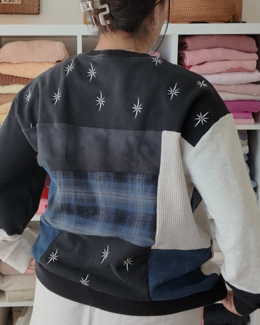 Dark & Blue Patchwork