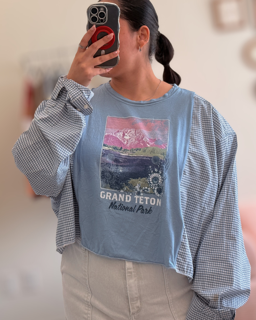 Grand Teton National Park Flannel Tee (S-2XL)