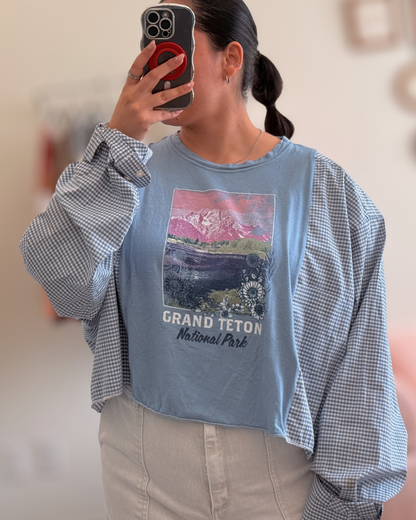Grand Teton National Park Flannel Tee (S-2XL)